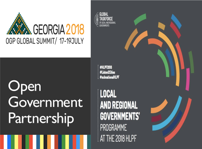 UCLG_OpenGov's tweet photo. ¡Que semana! #Localgov estarán en el #HLPF2018 y #OGPGeorgia reivindicando su rol, contribución y compromiso para construir territorios más transparentes, inclusivos, responsables y abiertos para alcanzar #Agenda2030
📌#localizingsdgs #ODS11 #ODS16
📌#listen2cities #trustcities https://t.co/Bew3Dbzv85