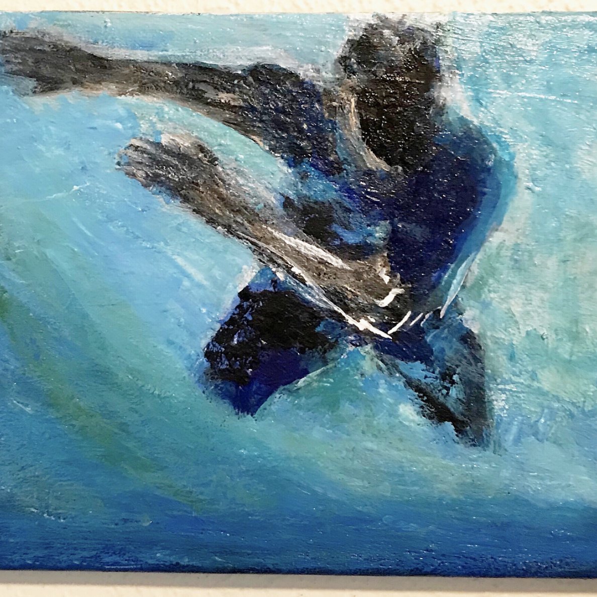 qdlab's tweet photo. #Artist Spotlight: Randi Schultz dazzles us with #multimedia. She paints the world with a fervent passion and all we did was send her a photo of our founder #surfing (photo: Kelle Bovelle) Please support her work: https://t.co/eSsIa6e7RY @Reileen4 https://t.co/75U1p0yrzt