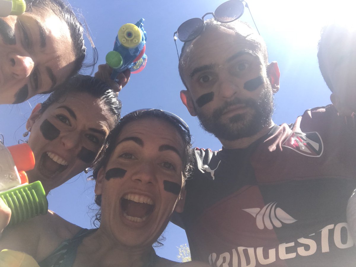 sensetribe's tweet photo. Every summer needs at least one good water fight: #SenseTribe, @laquintita & friends at #BatallaNavalVk2018 https://t.co/bBDIdRK5qR
