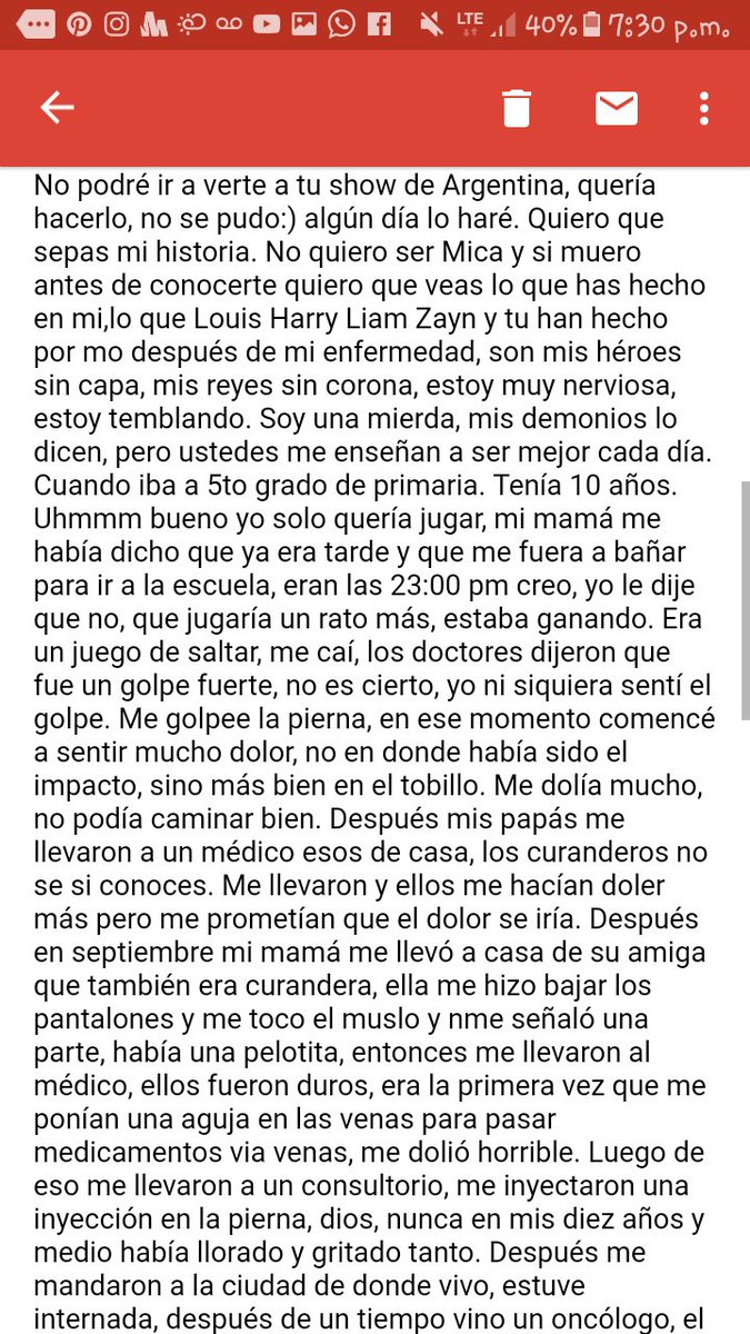 marmartha882's tweet photo. Hola bueno, yo soy Meli y no tengo otra palabra más que darles las gracias por todo esto. En serio no lo merezco. Está es la carta que le escribíno solo a Niall también a Louis y a los demás. Dudo mucho que puedan leer. Alguien puede traducirla?
#HelpMeForMelisa1D https://t.co/Vf6xM1HJvR