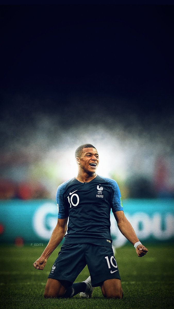 Fredrik on Twitter: "Kylian Mbappe wallpaper #FRA # ...