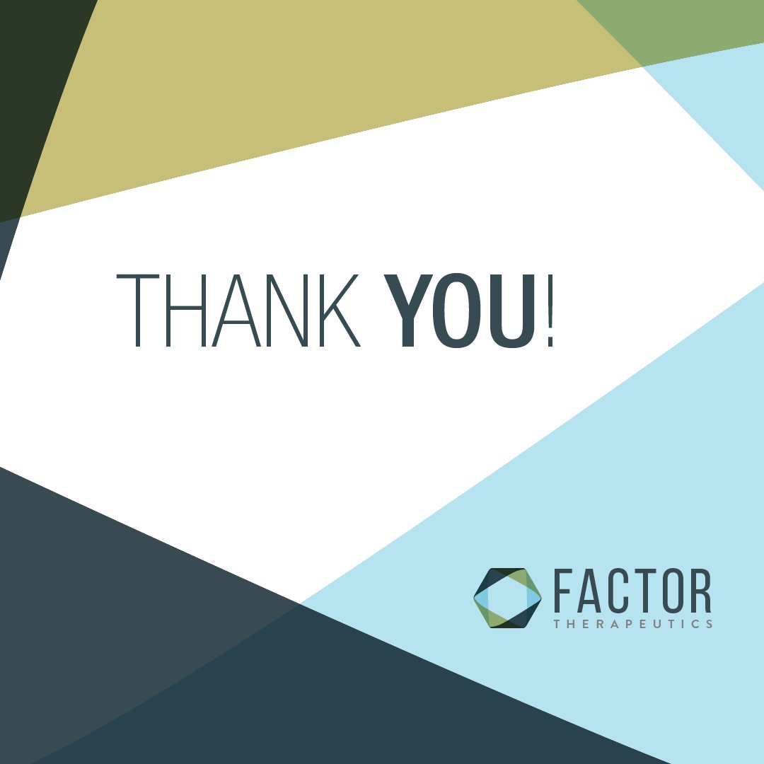 Factor Therapeutics tweet media