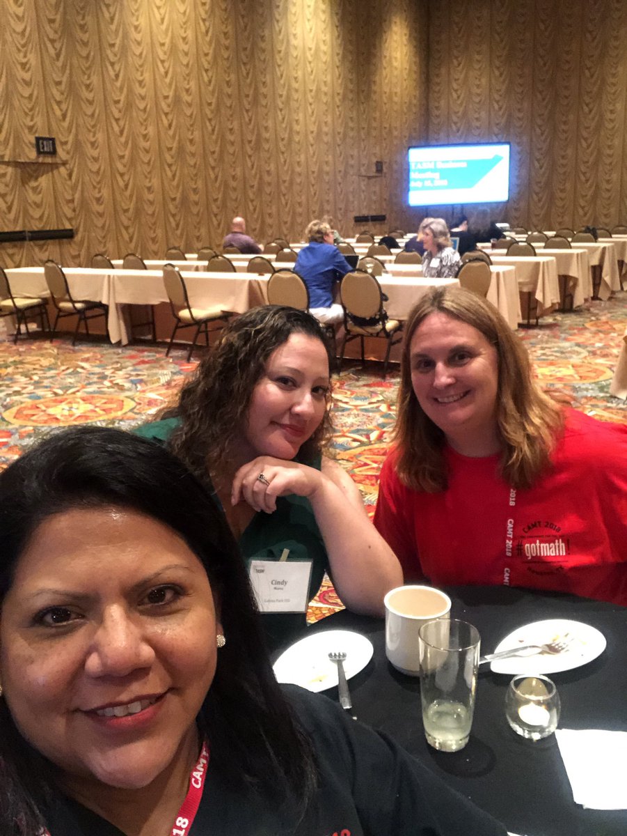 jhmoreno's tweet image. We’re checked in. #gotmath @MathLeaders always a good thing when math folks get together!