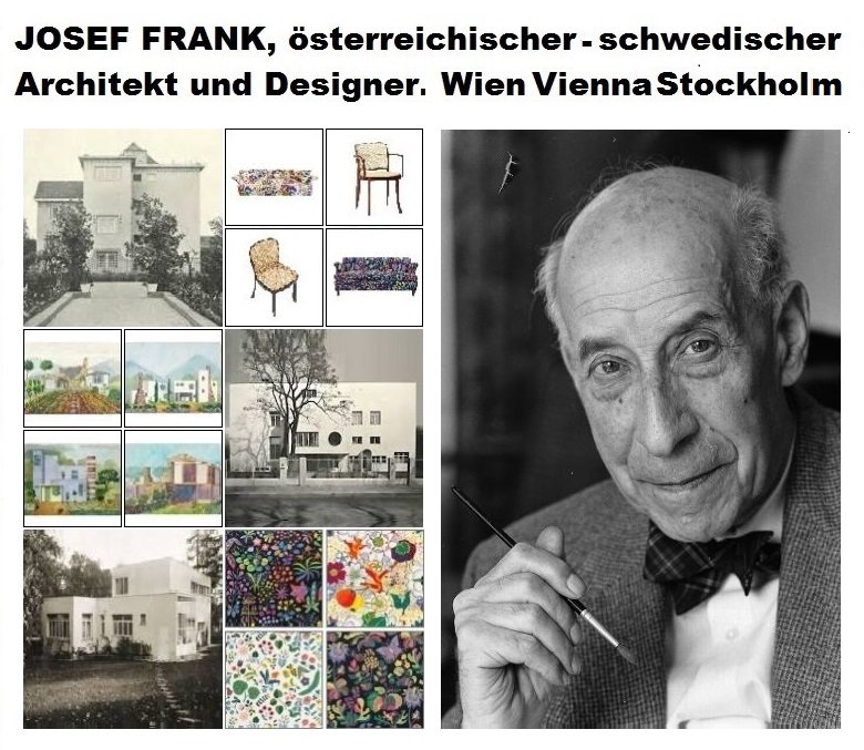 WienViennaArts's tweet photo. 15.07.1885: Birth of Josef Frank,  österreichisch-schwedischer Architekt und Designer! #HappyBirthday #JosefFrank! > https://t.co/Jw8sAVbBGY #Wien #Vienna https://t.co/tiu1AExXtR