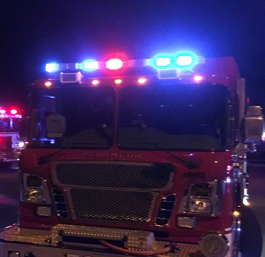 Fire and police crews are on scene of a car accident just east of Arizona ave and Warner.  Traffic has been shut down for east bound travel. Avoid this area if possible!
