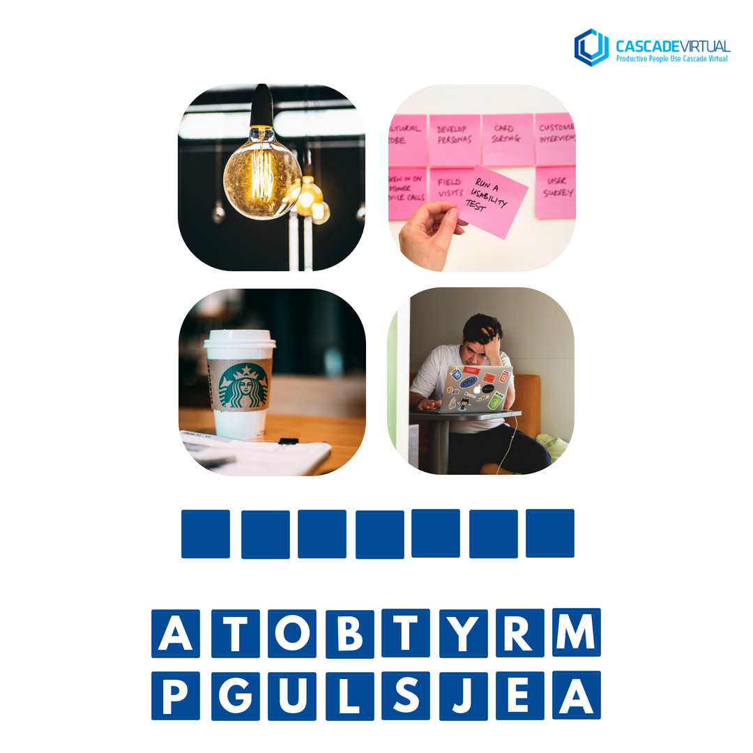 CascadeVirtual1's tweet photo. Who is ready for some #Monday morning #trivia?!!

Get the right answer to this #4Pics1Word puzzle, and start your new week with a win! Reply with your answer.

#MondayMotivation #CascadeVirtual #VirtualAssistant #Business #Entrepreneur https://t.co/XGAI4nnl5m