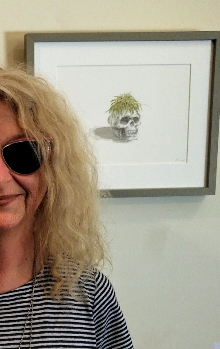 ConnieKuhns's tweet photo. Thinking about "Gardenhead, 2008" by #neilwedman part of NEWS FROM FLOWERS @faultlineproj , curated by #robertkleyn Also featuring #davidwisdom #ianwallace #rodneygraham #marianpennerbancroft  #lyselemieux #kathyslade and others https://t.co/XduqYtvMaC