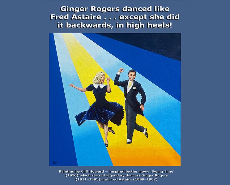 ducttape12's tweet image. July 16 marks the birthday of American actress dancer &amp;amp; singer, Ginger Rogers (1911–1995). She made 9 films with Fred Astaire (1899–1987) including ‘Swing Time’ (1936). #e_entertainment #DancingABC #Latimes #Variety #LincolnCenter #CliffHowardArtist #shakira #ArianaGrande #enews