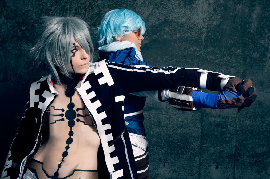 Fonzeworth's tweet photo. Rad photos of myself and @irl_haseo from #AX2018! Thank you so much to Alex for taking our photos! Check out his works here: https://t.co/qypapmMS7e! We had an absolute blast. #dothack #ドットハック https://t.co/8QksgJNlK9