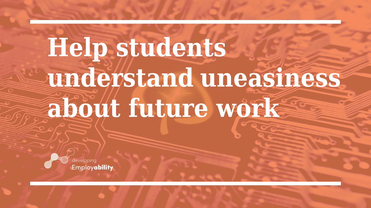 toEmployability's tweet photo. This week’s featured #DevelopingEmployABILITY resource is a career story on ‘Adapting to change’. It comes from a computer science graduate who completed an Honours degree in artificial intelligence. https://t.co/k9pORlhX0N #HigherEducation #ALTFellows #employABILITYthinking https://t.co/2eqd3w4ZQe