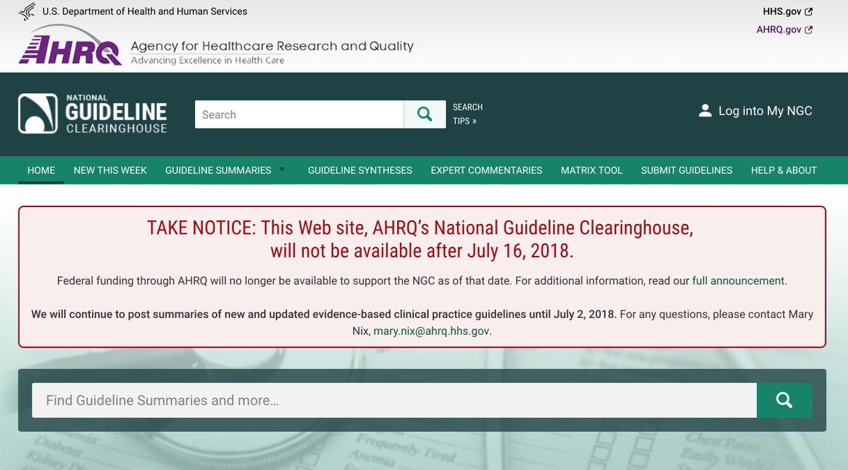 splaDOWJones's tweet photo. @internetarchive @archiveteam @textfiles Hey Internet Archive team! healthcare research needs your help. https://t.co/eDgdXmaDF6 is being killed tomorrow (July 16th).  It's a treasure of healthcare documents paid for by US citizens and its priceless. #MedEd https://t.co/2qy1k8rfwo