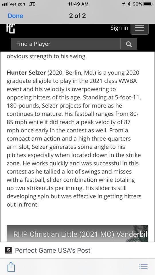 CoachChris80's tweet photo. Way to go Hunter. Nice 2020 uncommitted arm for the EC Royals https://t.co/EiYpDcRwps