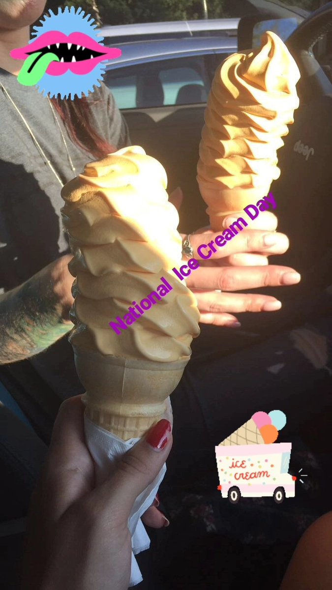 LoveYeager's tweet photo. Of course we had too! #icecreameveryweek #foodie #georgiapeach #hotashellout https://t.co/je93cOinyk