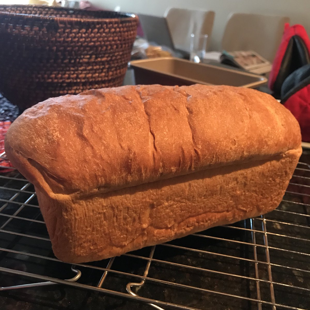 Bread #13: American Sandwich Bread. This bread is somewhat time-intensive (7-8 hours including cooling!) but not labor intensive. The result is a lovely, pillowy-soft loaf that’s basically like a real-life bread emoji. 