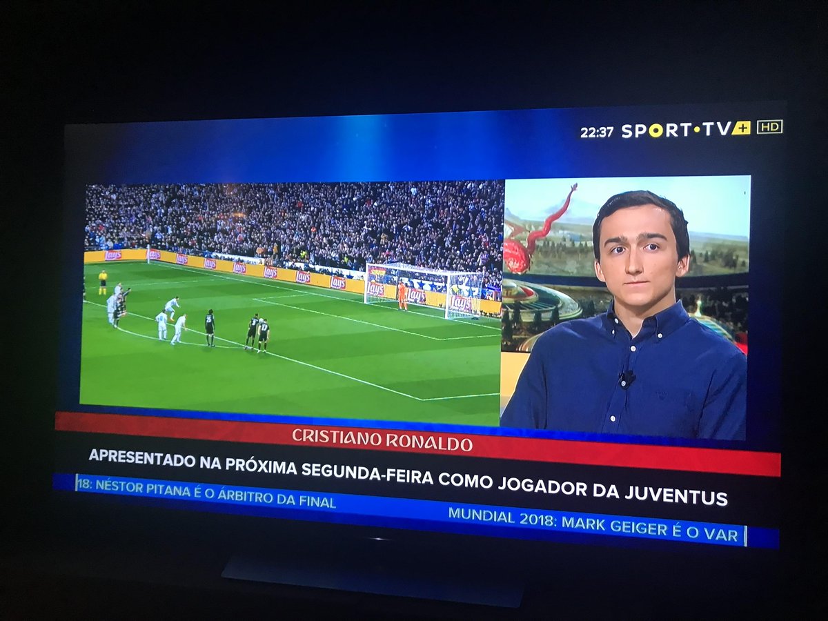 SuperCrossbar's tweet photo. That's not #ChristianoRonaldo ... that's our developer talking about Super Crossbar Challenge on #LIVETV on @SPORTTVPortugal 🥰

#AppStore: https://t.co/TUvJLcR1GI
#GooglePlay: https://t.co/73WlakqbD1

#CR7AllaJuventus #indiegames #StreamerNetwork #streamers @StreamerNews https://t.co/GkIRZSFy3h