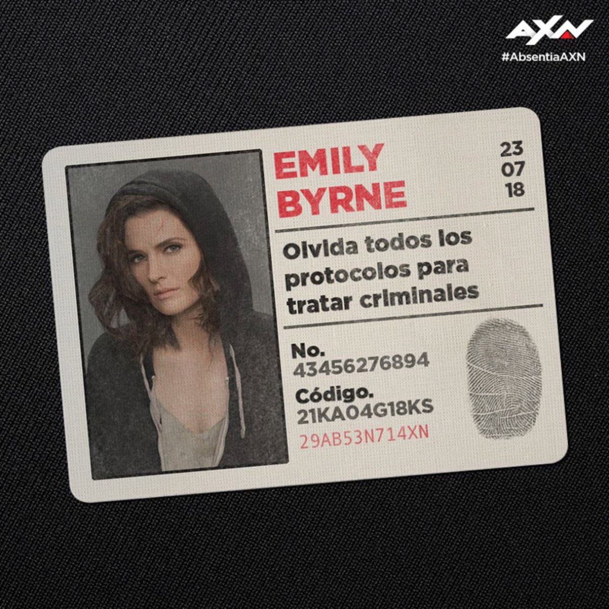 Who is #EmilyByrne? 👉RT and reply with your three word response! 👁

RT <a href="/AXN_LA/">AXN Latinoamérica</a> Llegó la hora de conocer a fondo a los que serán tus personajes favoritos de ahora en adelante.
#AbsentiaAXN nueva serie, estreno 23 de julio 9pm COL/PER 10pm MEX 23:00 hrs ARG/CHI. #StanaKatic