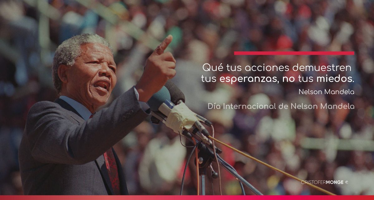 cristofermonge's tweet photo. El Día Internacional de Nelson Mandela busca promover mejores condiciones para todos especialmente en el ámbito de los Derechos Humanos y el Desarrollo Integral. Por la importancia de una visión basada siempre en el desarrollo y en la justicia para los demás.
#CLMF https://t.co/4z1qGj1CxN