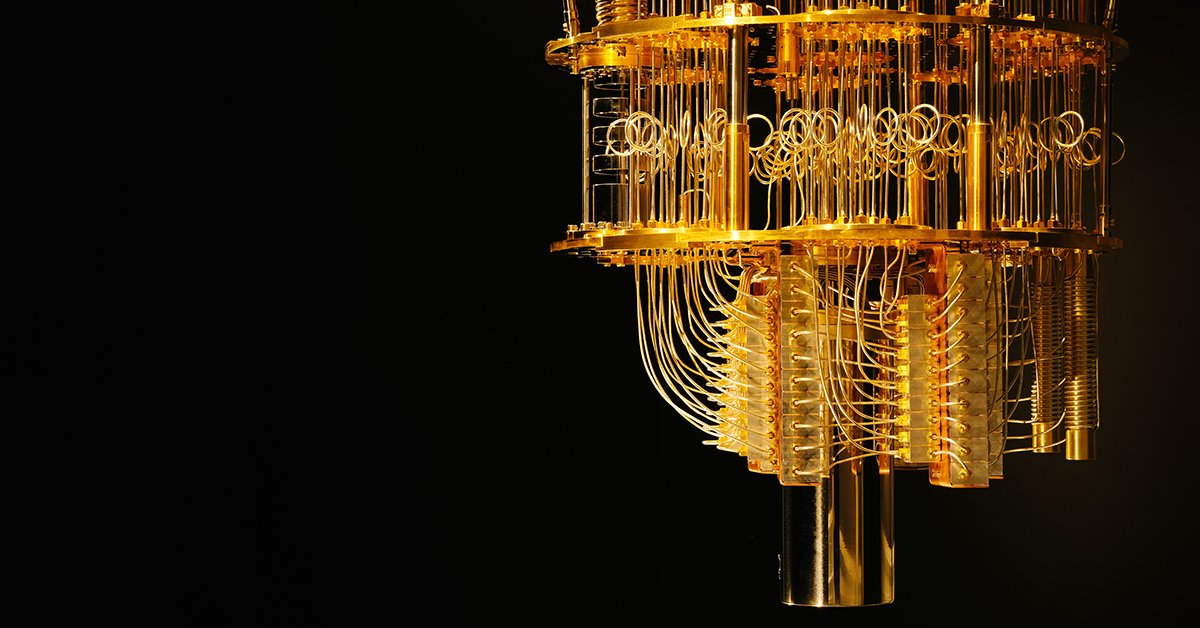 Photo of the IBM Q Dilution Refrigerator. Photo by IBM Research.