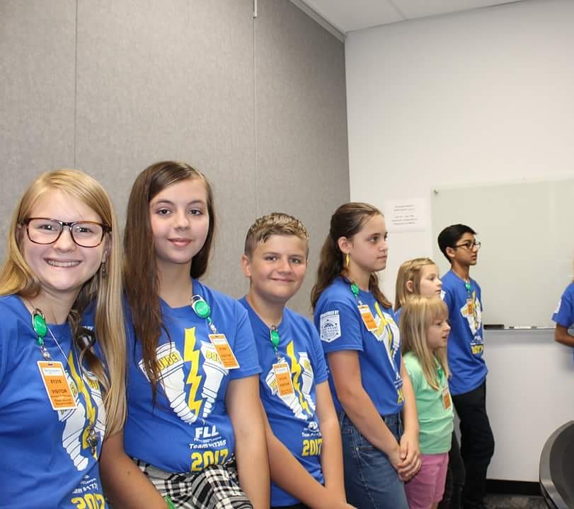 FLLThunderbolts's tweet photo. Thanks @schneiderElectro for having us!  We enjoyed visiting you and learning how what you do compares to what we do! #morethanrobots #FLL #firstintexas https://t.co/Yp4K7QnIMa