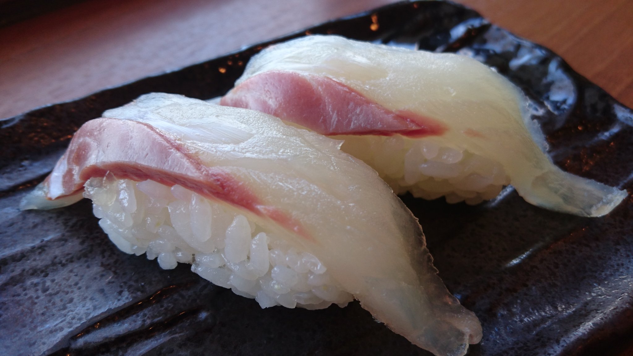 ট ইট র 回転寿司魚忠 太平通店 本日も元気に営業しま す 天然石鯛 愛知県産 天然鱸 愛知県産 生とりがい 愛知県産 うまき 自家製 他にも天然物 旨いお寿司ご用意してます ご来店お待ちしてま す T Co Zlrla3b7vo ট ইট র