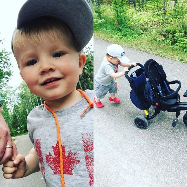 BlondMichael's tweet photo. Our first night up at the lake. Long walk and getting caught in the rain. I love being with him and seeing nature and the world through his eyes. It literally makes me tear up. Going to be a fun boys week! #heclaisland #adoptionrocks #toddlerlife #daddyl⦠https://t.co/3c0Y3BG5ay https://t.co/L6dcTZzrf1