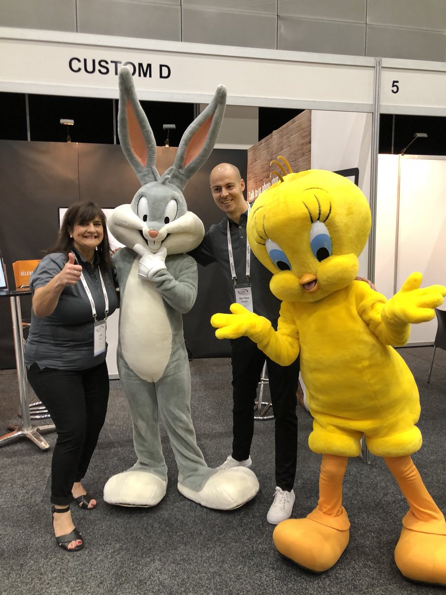 Good to snap a pic with these guys! #afnc18 come see us and go in to win an iPad and some #Whitaker’s chocolate!!