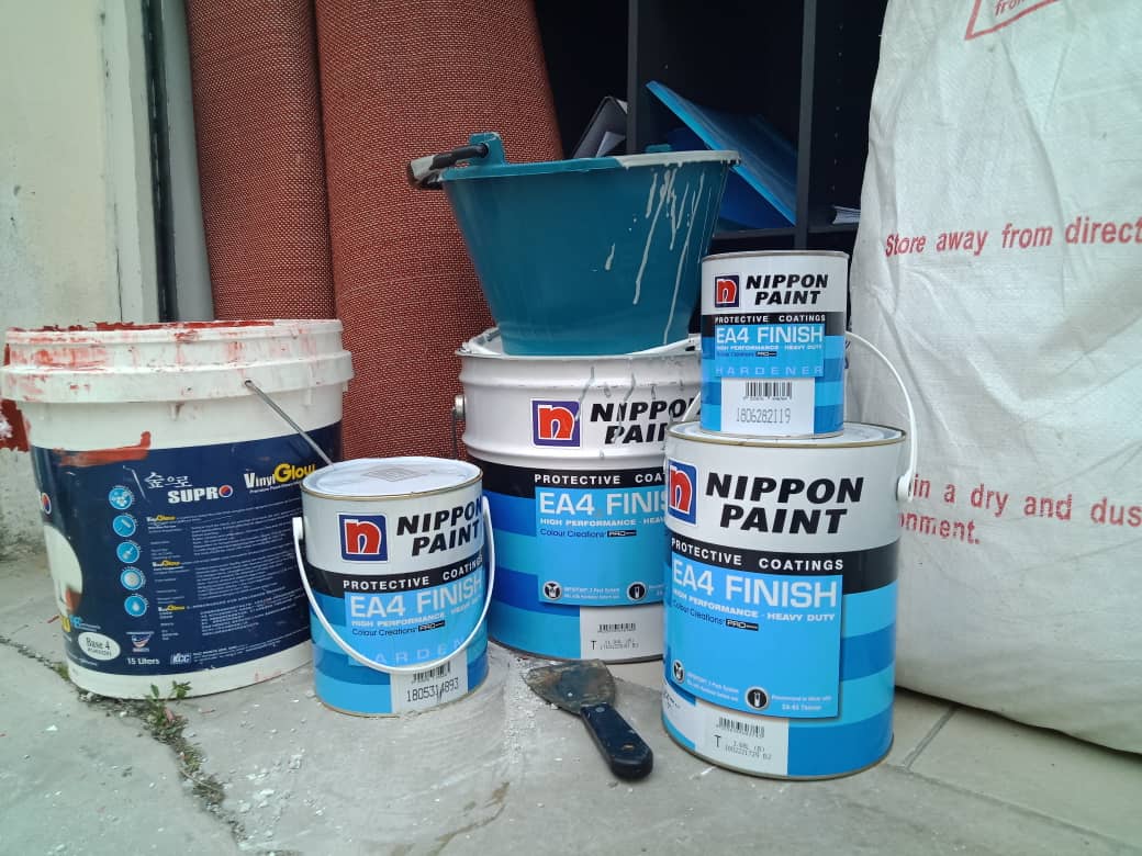 ScalesworkB's tweet photo. Hai semua warga scaleswork!😁
Harini min nak share progress dpd team Scaleswork mengenai proses mengecat lantai surau office client di Seksyen 13 Shah Alam.

#scaleswork
#ScalesworkDesignAndBuild
#IDContraktor
#Renovation
#Buildwithsatisfied

https://t.co/BXwvueuf83 https://t.co/SrEZxM5KIt