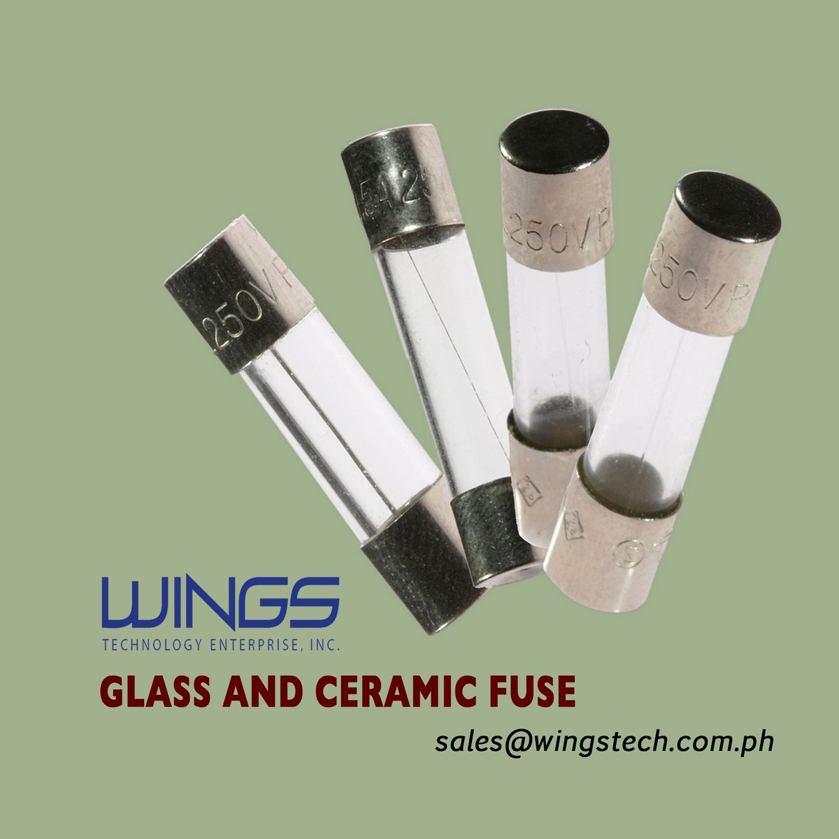 WingsTechPH's tweet image. Learn more about the practical and safety implications of a #fuse, may it be glass or ceramic, email #WingsTech at sales@wingstech.com.ph ~