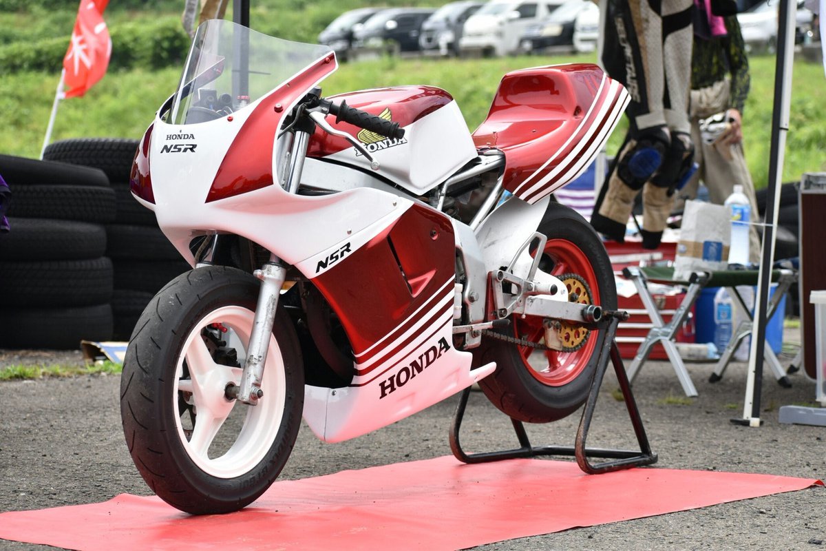 NSR50をキャンディレッドの赤テラにカスタムペイント！ 純正改なカラー