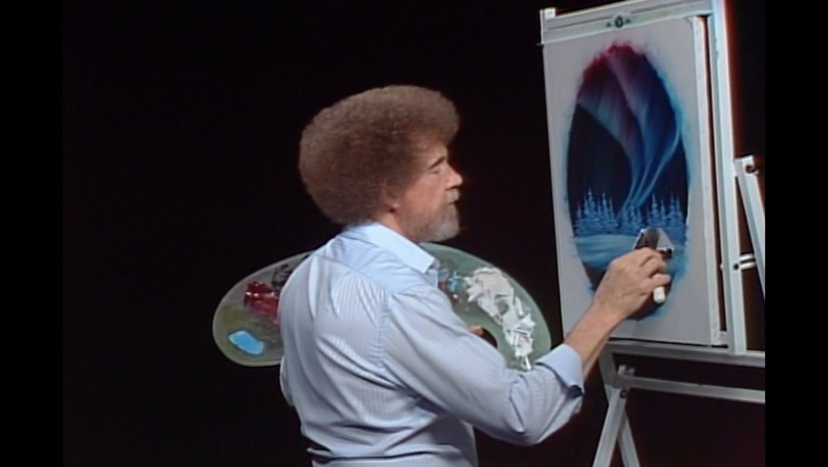 Bob Ross being a genius