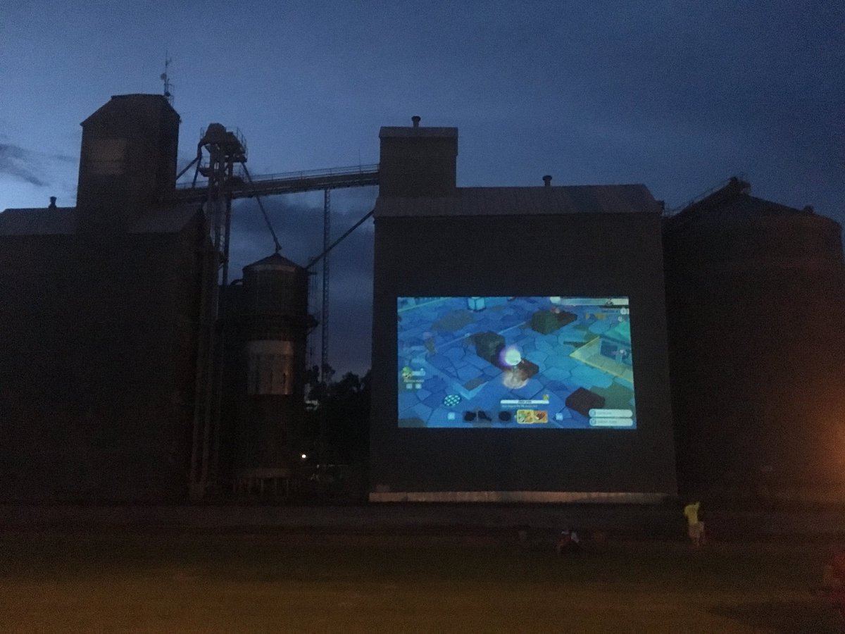 Capped a busy day with testing the equipment for the Eyota Days showing of Grease in downtown Eyota on the side of the grain elevator. 
Worked great!

Showtime: Tues 7-17 Dusk 

#EyotaMN #EyotaDays2018 #OutdoorMovie