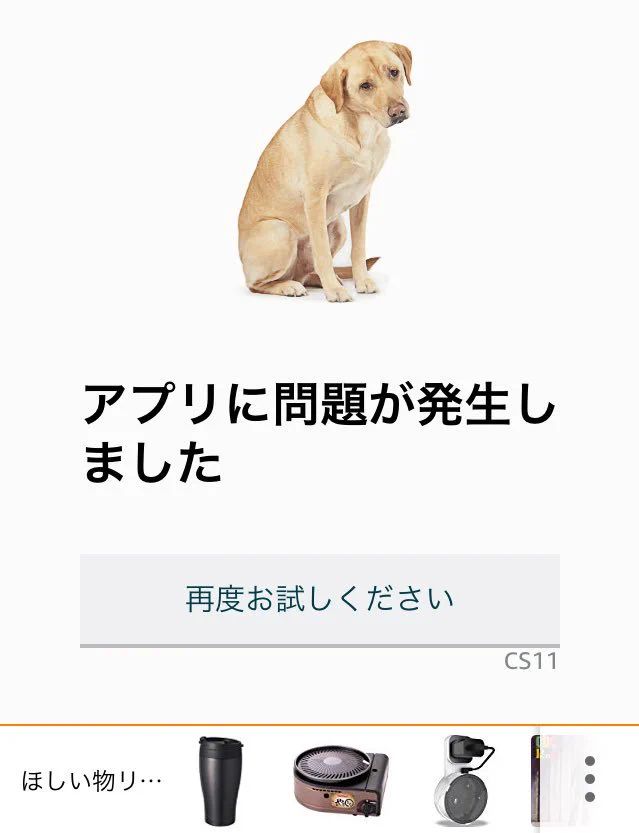 実はレア？Amazonのサーバーがダウンすると色々な犬の写真が表示されるｗｗｗ
