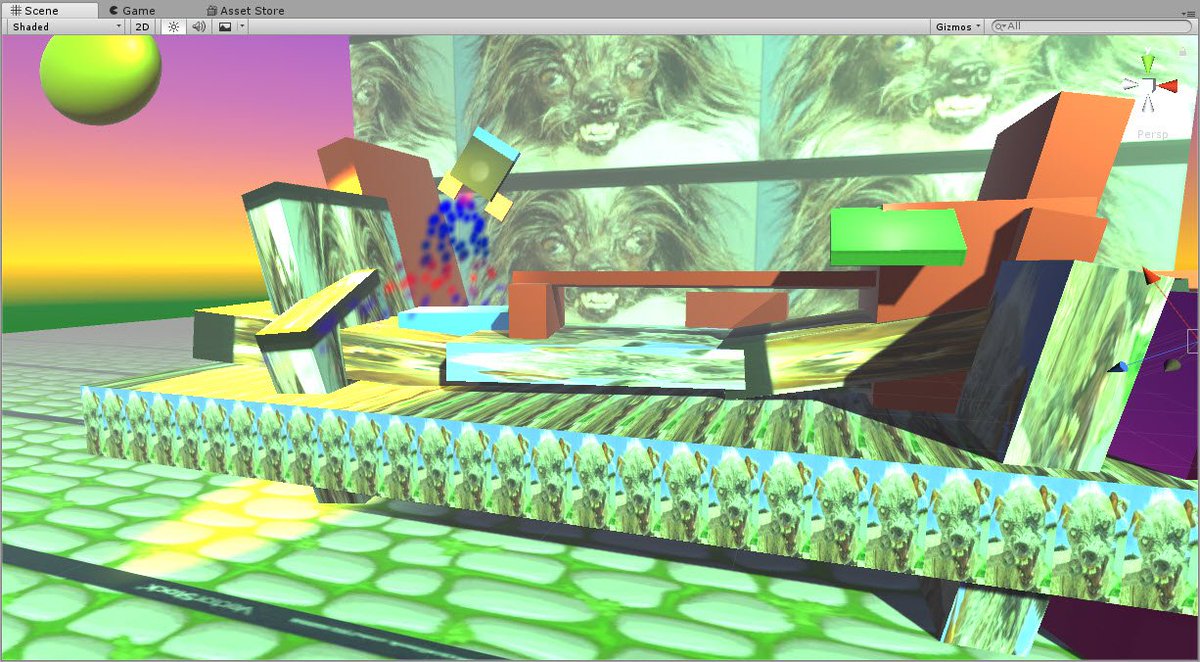 Just launched the "Ugliest Scene In Unity" competition. If you think you can make something uglier than my badly lit, poorly textured eyesore, then whip up an entry and post it in our Unity Facebook group -&gt; (bit.ly/2JvP9ZC). 
#Unity #uglyart #gamedev