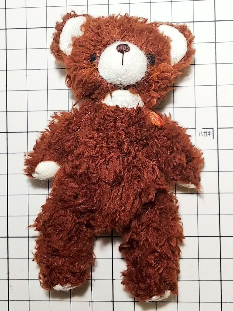 スタニングルアー 受注製作：総刺繍のテディベア ハンドメイド