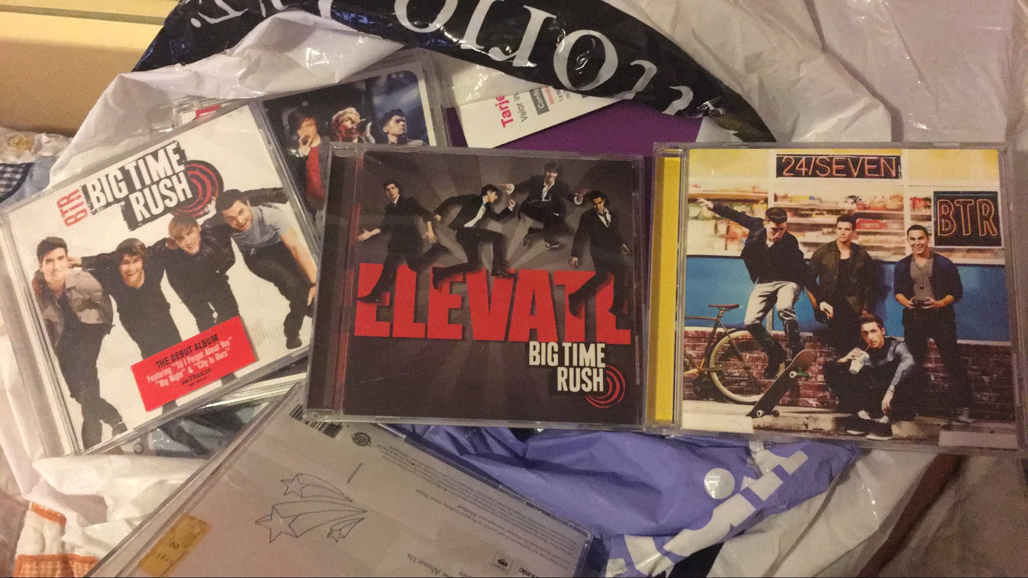 Just found my old btr collection. happy birthday to james maslow! 28 years young lol   