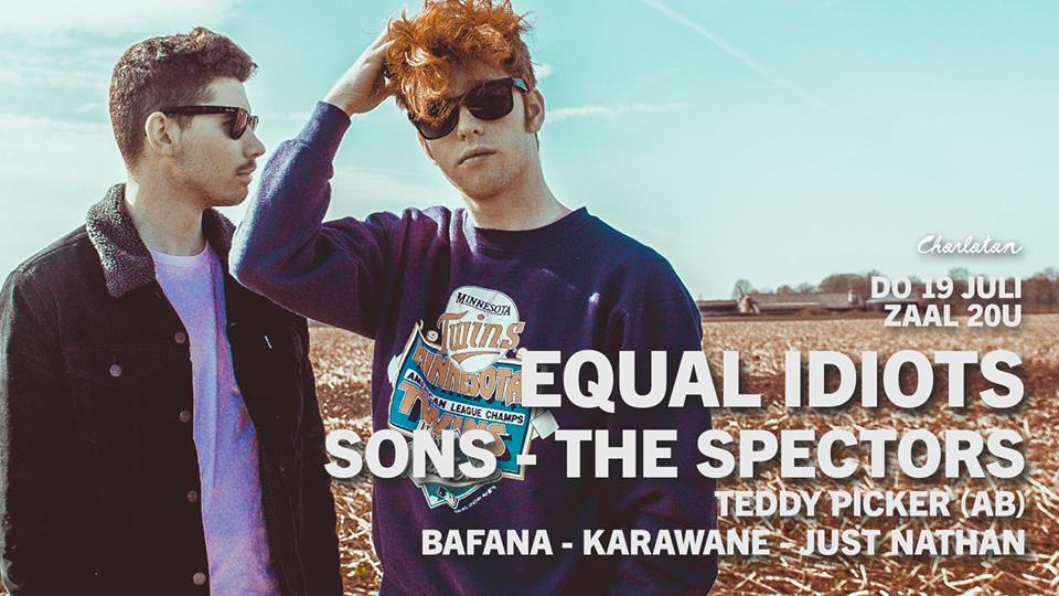 #VERRASSING! #SURPRISE!
@equalidiots live in Charlatan komende donderdag met <a href="/TheSpectors/">The Spectors</a> en <a href="/sonsyeahsons/">Sonsyeahsons</a> Tickets reeds te koop! Wees snel ...
charlatan.be/agenda/verrass…