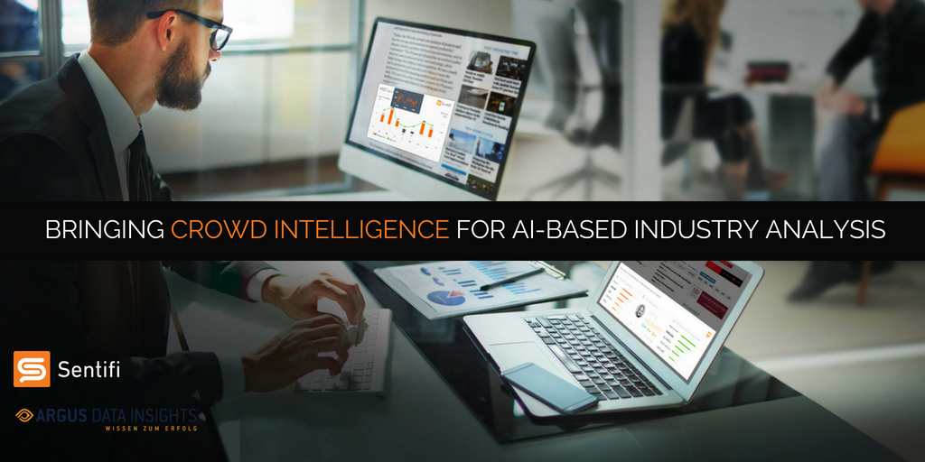 sentifi's tweet photo. Sentifi #CrowdIntelligence is now the sources for #IndustryScan in cooperation with @ArgusDataIns_ch
Discover how #ArtificialIntelligence can help generate insights at
https://t.co/cHffWPAoqS
#bigdata #fintech #ArgusPredict https://t.co/uzKba9sVwb