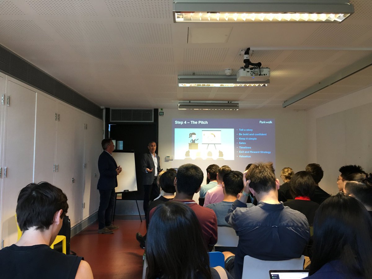 InnovationRCA's tweet photo. Thanks to our @ParkwalkAdvisor friends for delivering a great masterclass on raising #investment to our #LaunchPad2018 founders #startup https://t.co/t40ImEThwy