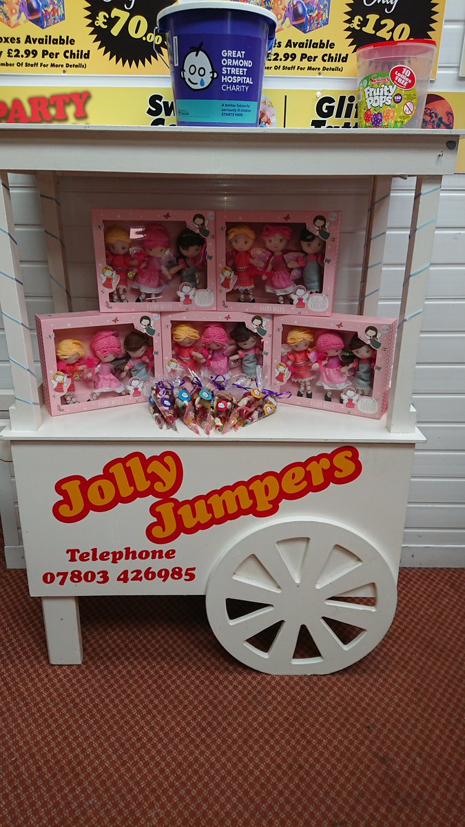 PSeafront's tweet image. Today we are having a GOSH day at Jolly Jumpers in Bridlington, selling sweet cones, buns and cute little dolls 💜 #GOSH #purplepeople @lcj96 @michaelhunter62 @SDEBDD @AndyFr4ncis @rubyyoung90 @JoanneK53012069
