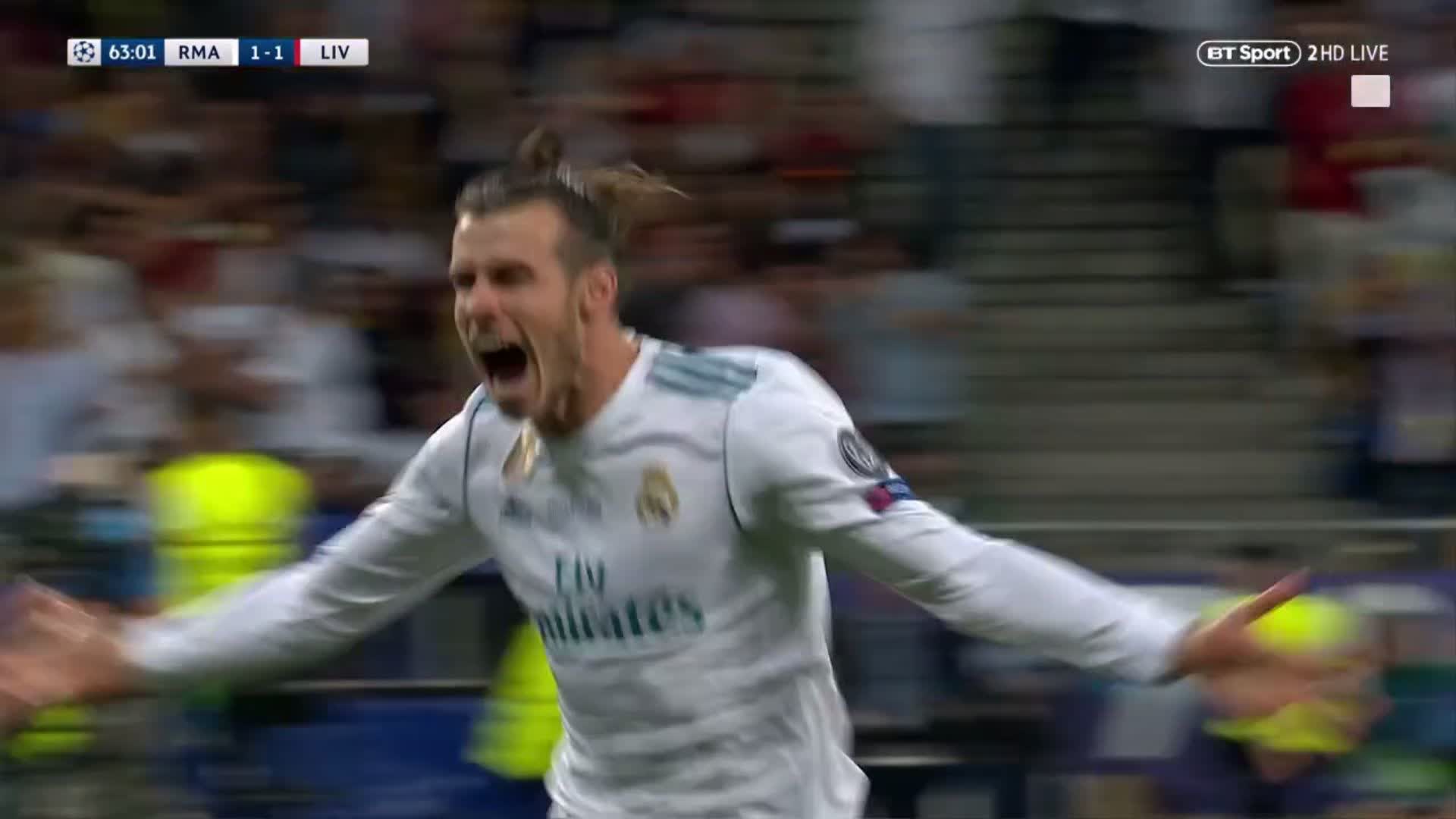 The greatest goal EVER scored in a final. Breathtaking overhead kick Happy 29th birthday to Gareth Bale 