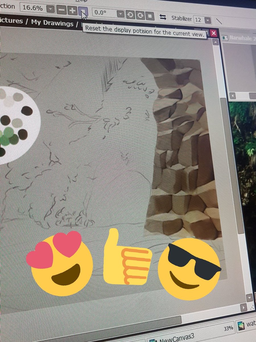 I've been trying to draw more complex backgrounds recently and I'm really liking how this one is turning out so far! 😊