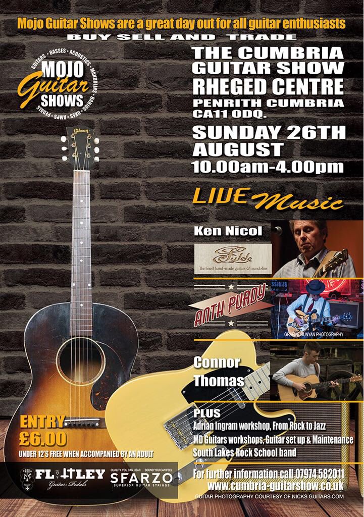 MojoShows's tweet photo. #Cumbria Guitar Show 2018
@FlattleyPedals @SfarzoStringsUK https://t.co/0OvQE9m7E0