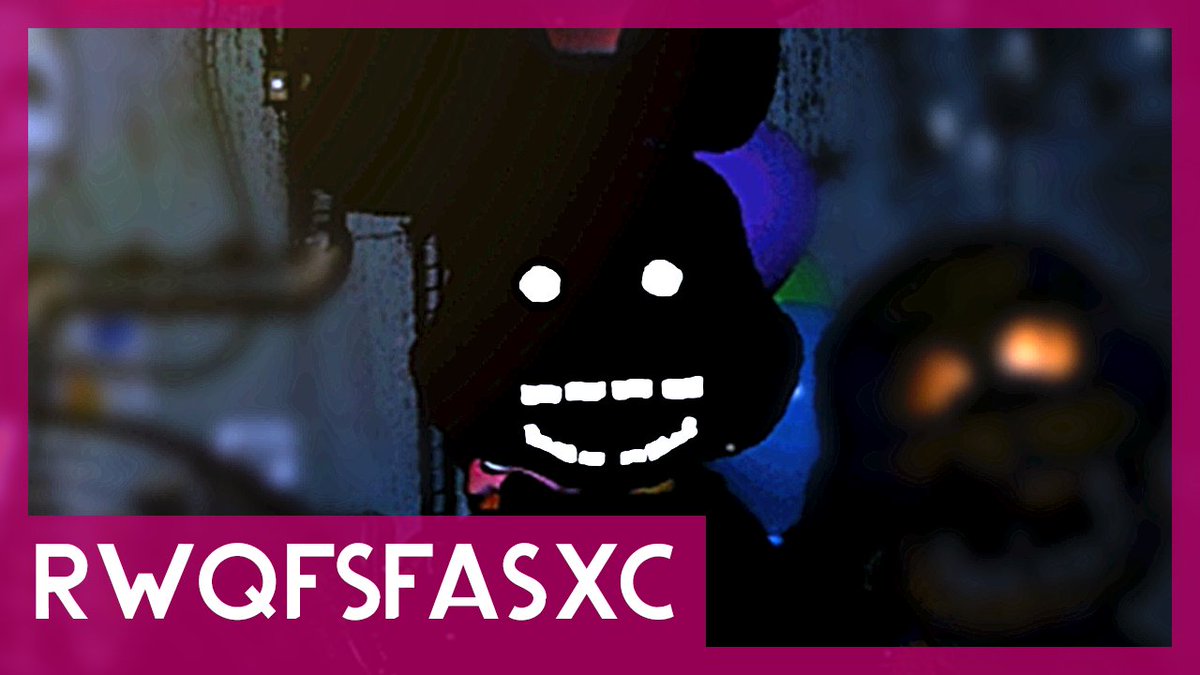 FNAF – Ultimate Custom Night – RWQFSFASXC (Shadow Bonnie) – Jumpscare + Voice
Video ► https://youtu.be/CmZkWQ-n4i4
#RWQFSFASXC #ShadowBonnie #FNAF #FNAFUCN #FiveNightsatFreddys #UltimateCustomNight