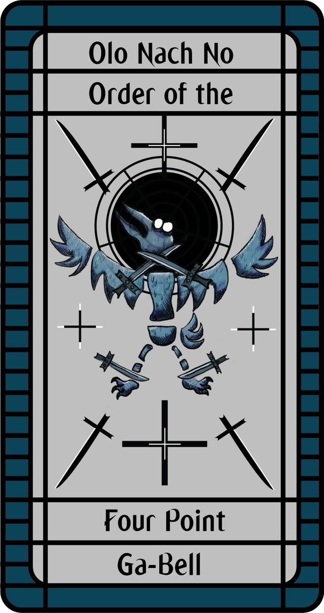 AshNieman's tweet photo. Order of the Four Point. Members of this order will make any sacrifice for where their loyalty lies. https://t.co/tkrDdB3GjS