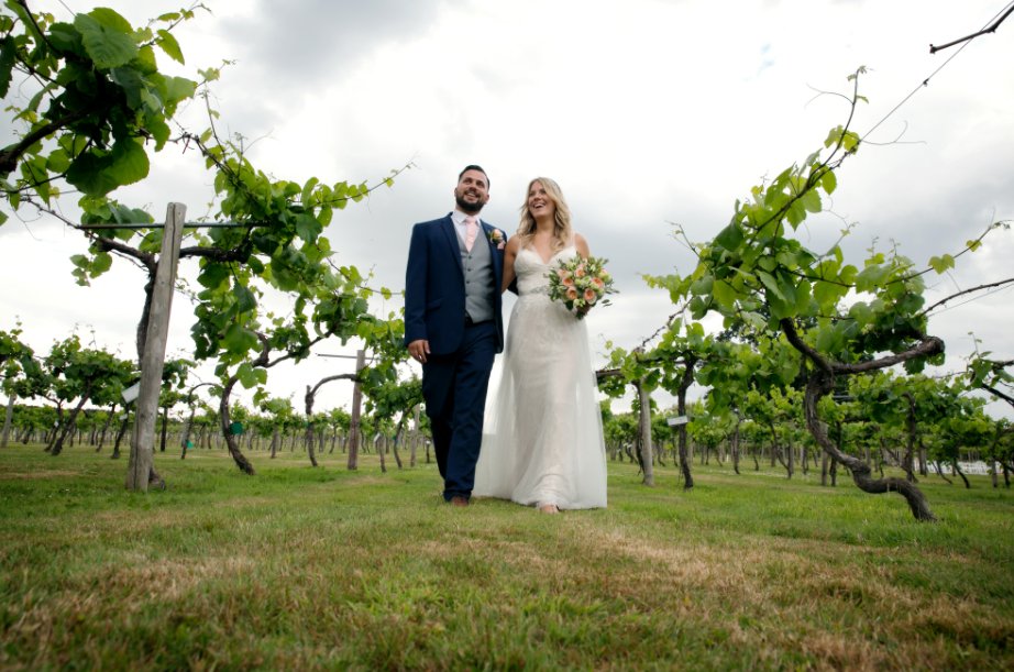 Loving this post ceremony shot of Mollie &amp; Steve from last year! 
Photo: Dan Akerman