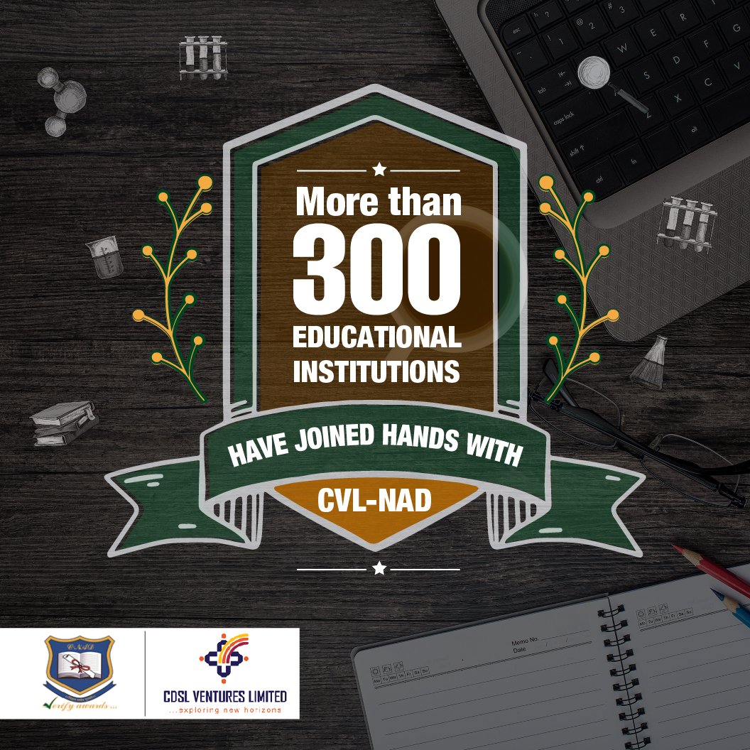 cvlnad's tweet photo. Wondering if your college has registered with CVL-NAD? Check this link https://t.co/5YbX8xxLwi.  Once you find your college, register yourself here https://t.co/A7vTSUCuFF  to get easy access to your academic awards. https://t.co/ll3grZFbRf