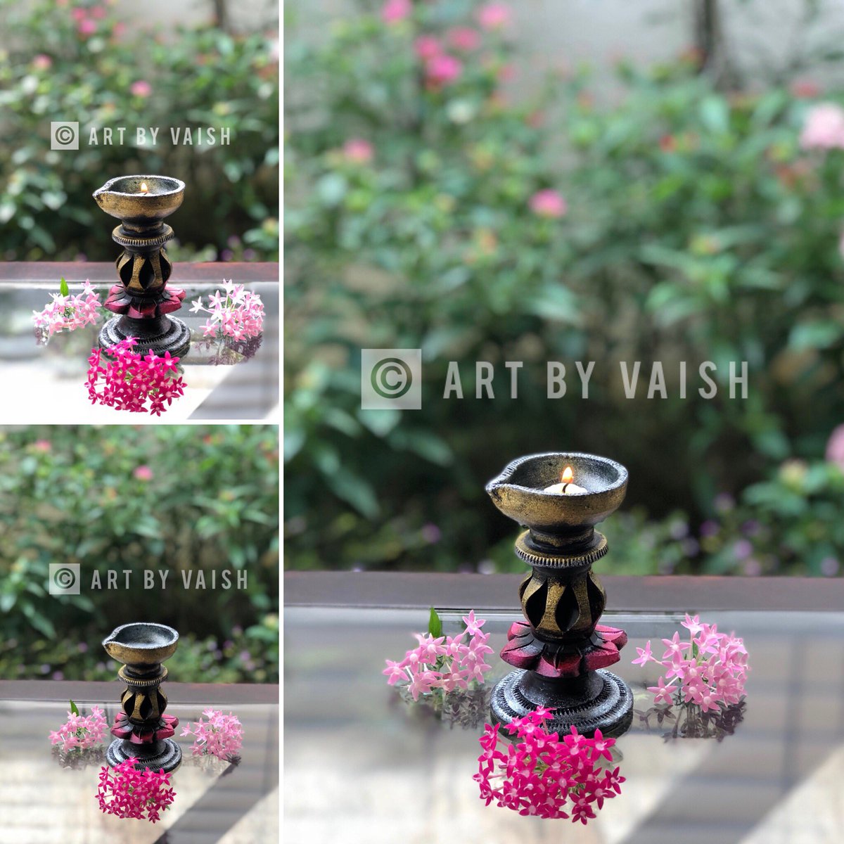 VaishnaviPE's tweet photo. Throwback to last year when I painted diyas for Diwali! After gifting away a few, this one is what I have left 😅 https://t.co/s1w9Y3azoJ