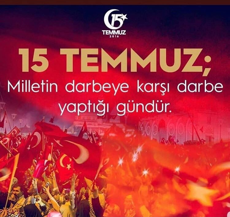 #MilletinZaferi  KARISINI BİLE KENDİ SEÇEMEYEN ŞEREFSİZLERİN DON ATLET KALDIĞI GÜNÜN ADIDIR 15 TEMMUZ #81MilyonTekYürek 
HAYIRLISABAHLAR
@dursun66 
@Akmemleket55_ 
@murat58ss 
@Tienda_cazador 
@karizma7583 
@bir_senc 
@61kologlu 
@trombositkan 
@SelmaMersin23 
@sancaktutan1453