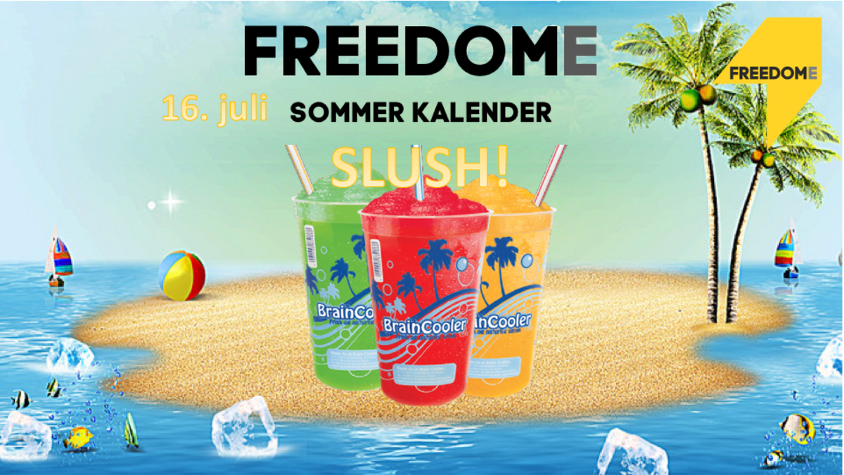 Alle som hopper en time eller mer hos oss idag får en GRATIS slush!! 😛