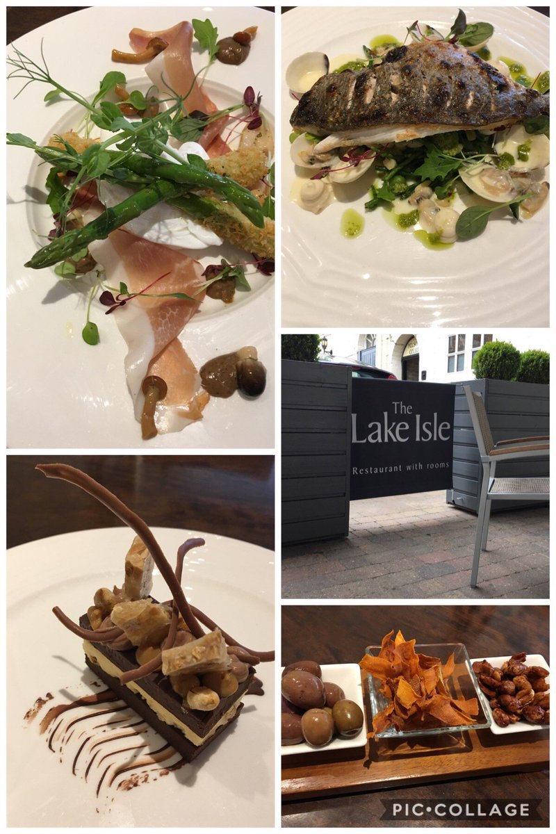 A lovely meal and stay at an AA 4* RWR <a href="/theLakeIsle/">The Lake Isle</a> #2AARosettes. The sea bream was a favourite – just delicious!